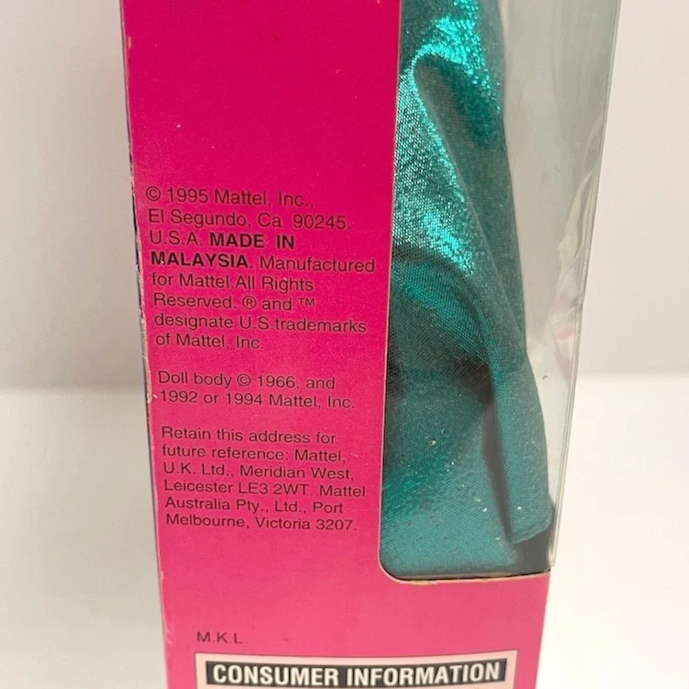1995 Royal Enchantment Barbie Doll From Limited Edition Evening Elegance Series